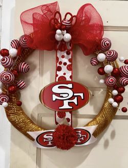 49ers Xmas Wreaths