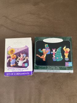 Hallmark Winne The Pooh Ornament Sets