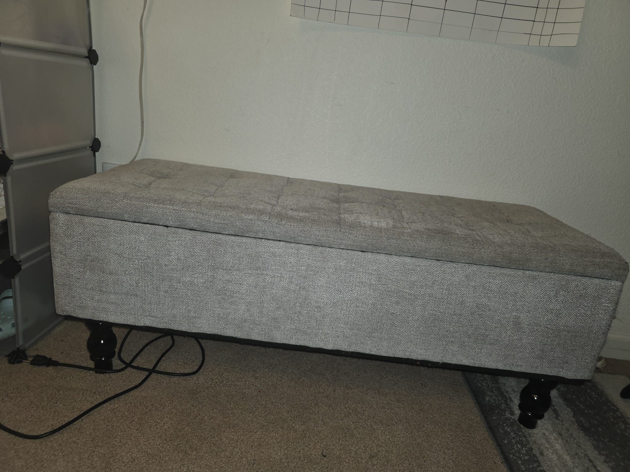 Storage Ottoman Bench 17in Tall And 44 Inches Wide