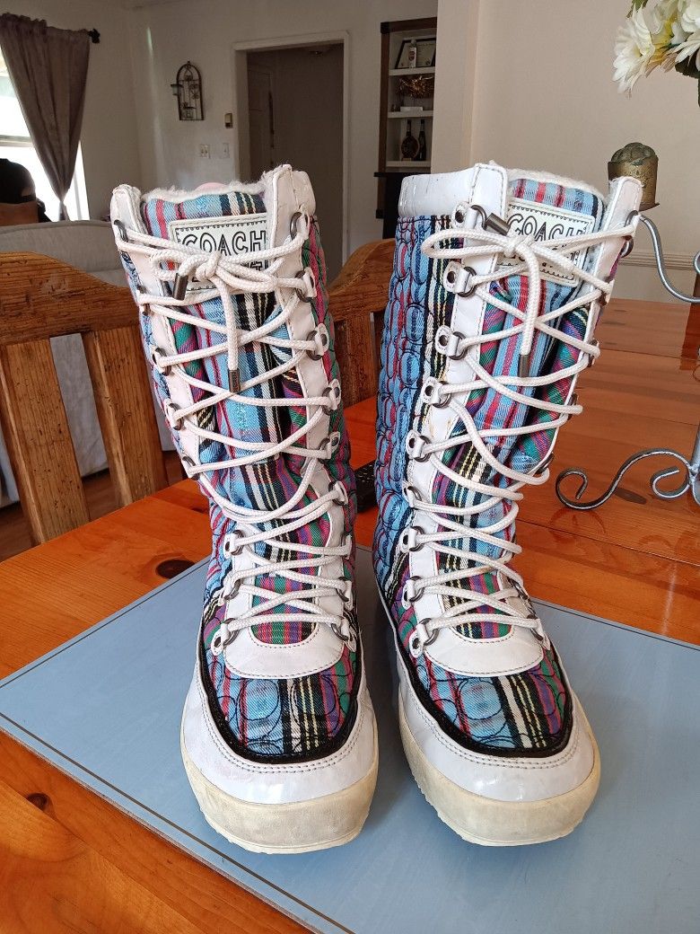COACH Winter Boots,Snow Boots ,Size9.5 B
