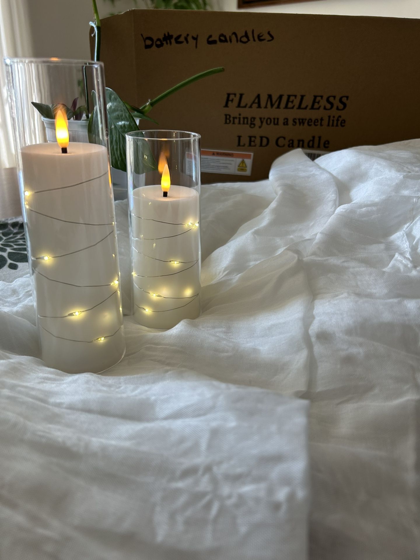 Candles And Table runners