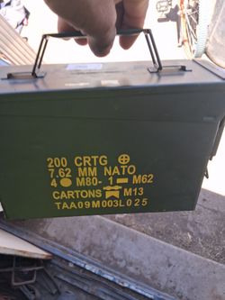 Ammunition box metal