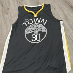 Curry Number 30 Jersey Boys Medium 