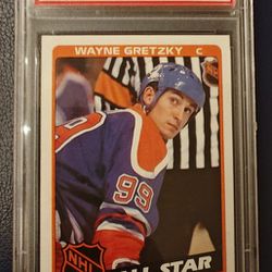 1993-84 Topps #154 Wayne Gretzky All-Star First Team PSA 8