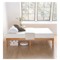 LIKE NEW – Used Only 3 Times! Twin Bedroom Set – Mattress + Bed Frame + FREE Protector