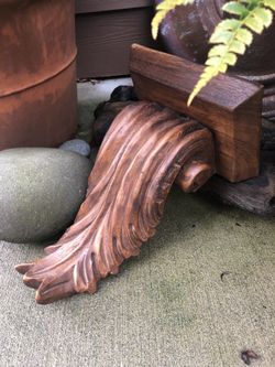 Hand Carved Shelf