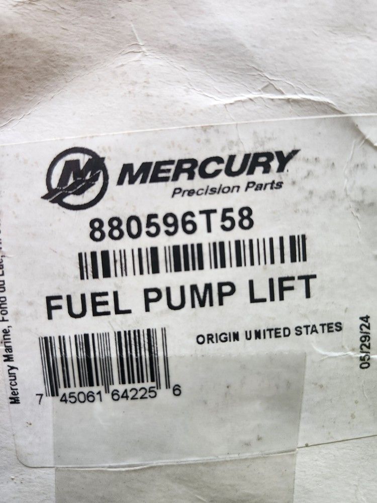 mecrey ---- 275 hp high & low fuel pumps
