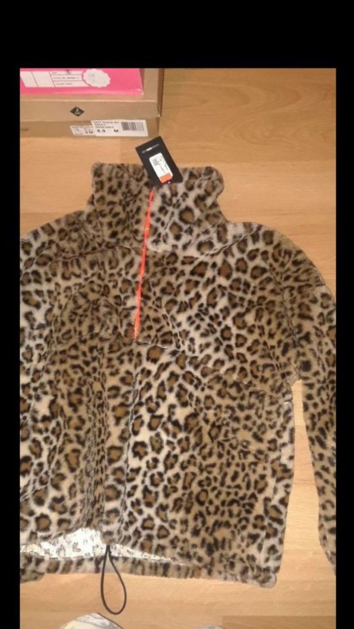 New fashion nova cheetah jacket size medium $18