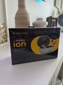 Audien ion OTC hearing aids (RECHARGEABLE)