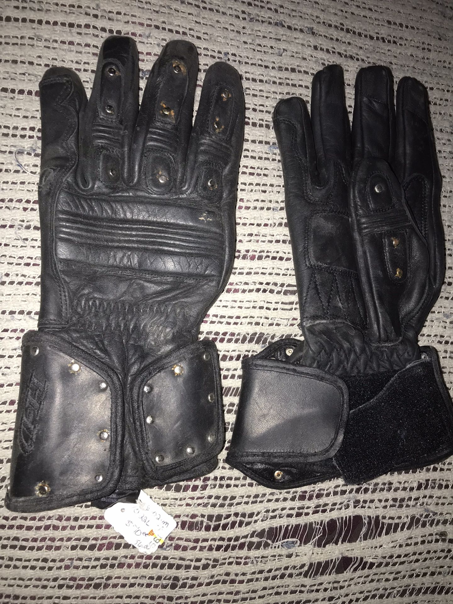 New Heavy Leather Harley Davidson Large Gloves Only $50 Firm