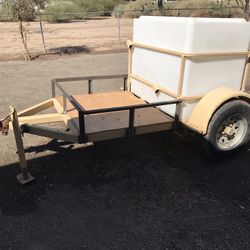 Water Tank And Trailer 1200  Dls 