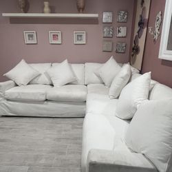 White Sofa Sectional 