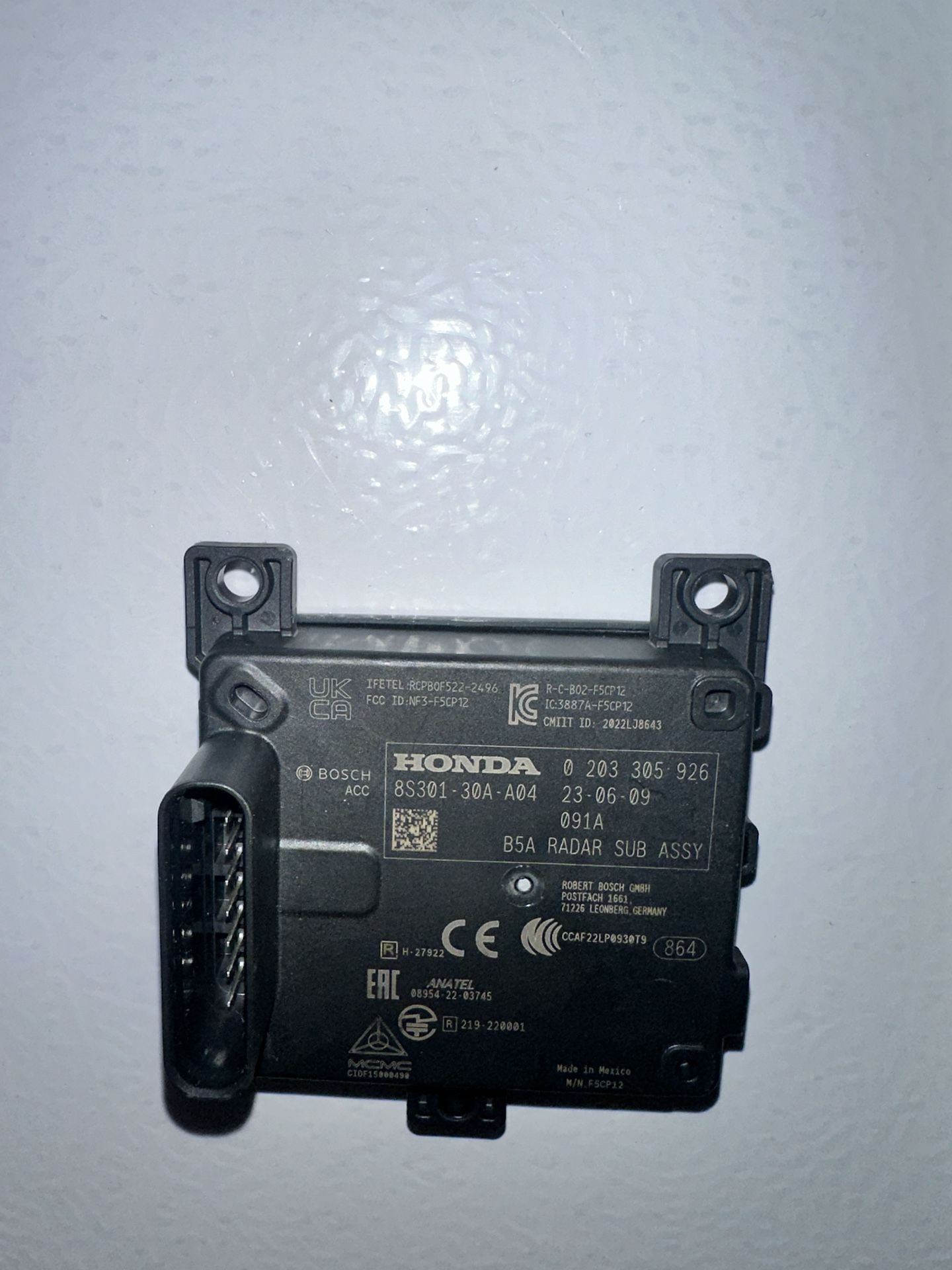 2023-2024 Honda Crv, Accord Distance Radar Sensors