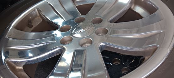 Oem gm 5 spoke 20 inch rims and tires Chevy
