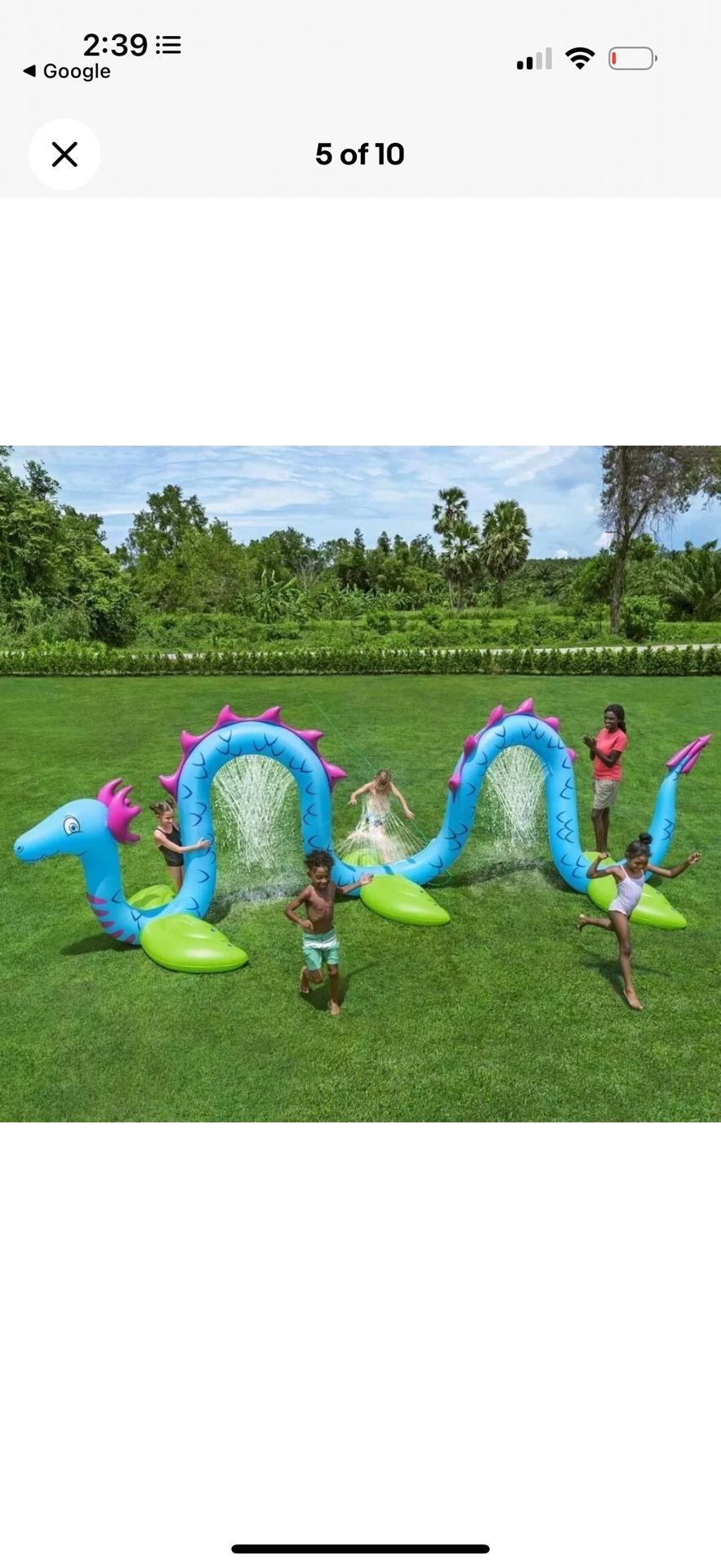Giant Sea Serpent Sprinkler