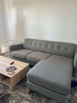 Gray Couch - Bettie Mid Century Modern
