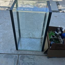 Aquarium Terrarium With Accessories