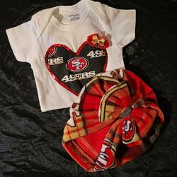 🏈49ERS Custom Onesie 🏈