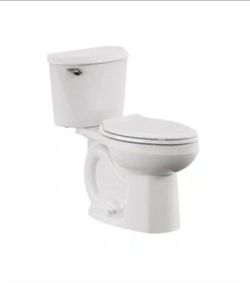 American Standard Reliant 12 in. Rough In 2-Piece 1.28 GPF Single Flush Elongated Toilet with Slow Close Seat in White