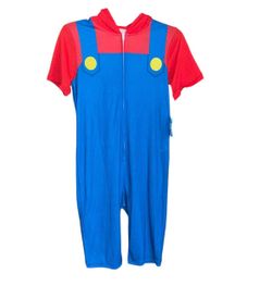 Halloween Super MARIO Bros Child Hooded Lounger kigurumi Costume pajamas Nintendo Size 8 (M)