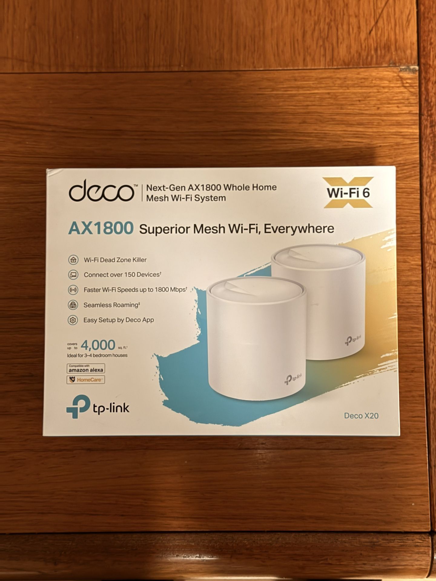 TP-Link Deco X20 Wifi-6 Mesh System 2 Pack