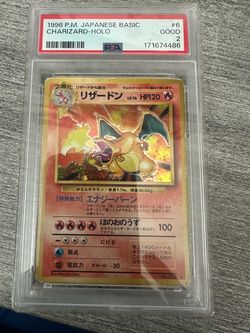 1996 Japanese Charizard Holo PSA 2