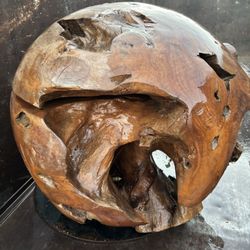 Teak root wood sculpture garden decor