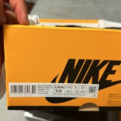 Jordan 1 Yellow Toe DS