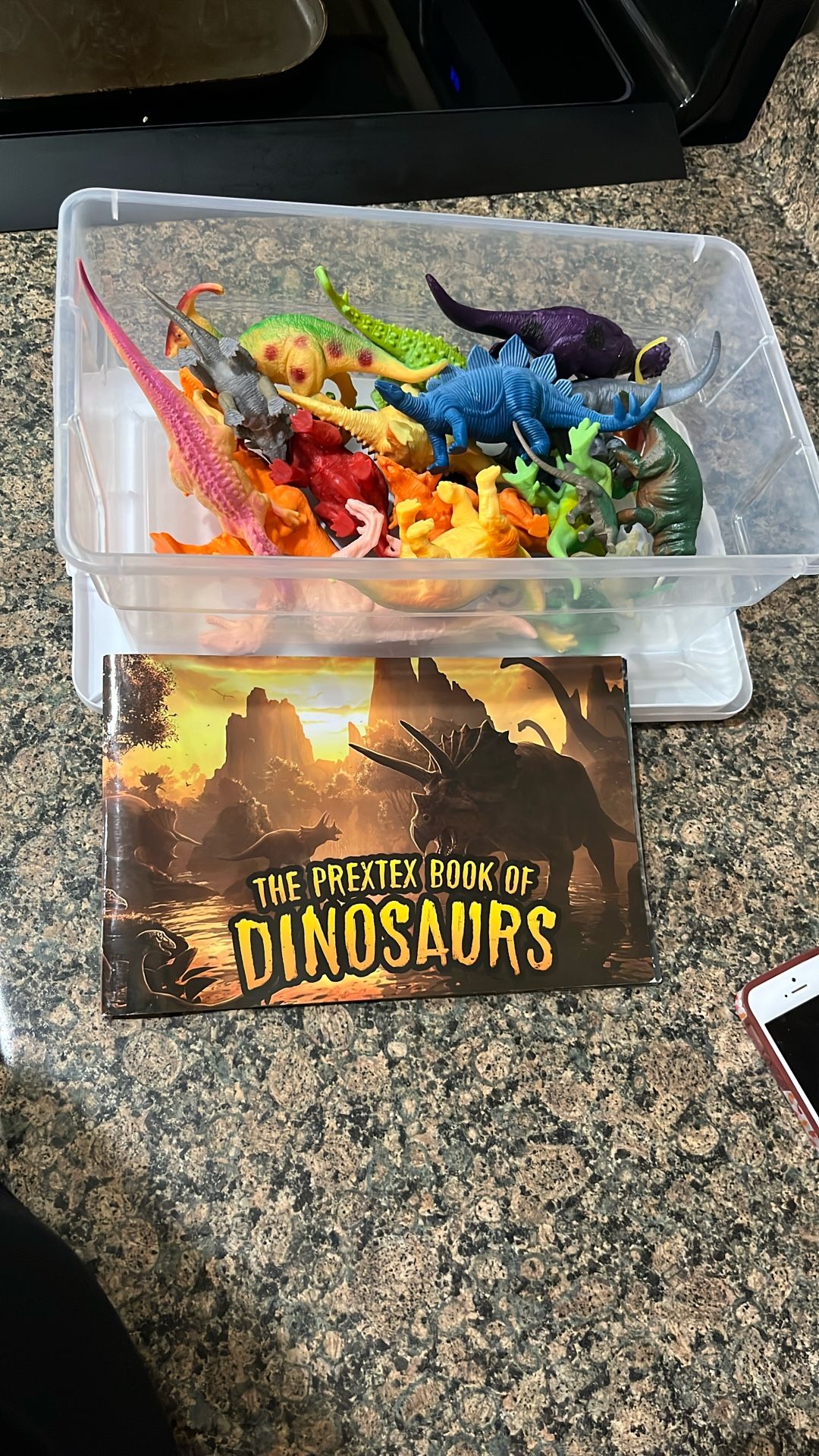 Dinosaur Book And Action Figures