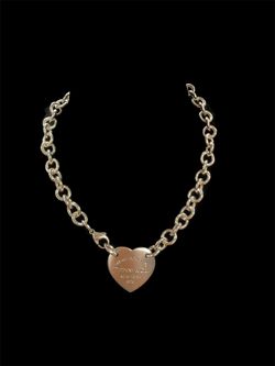 15" Tiffany & Co Heart choker #33048