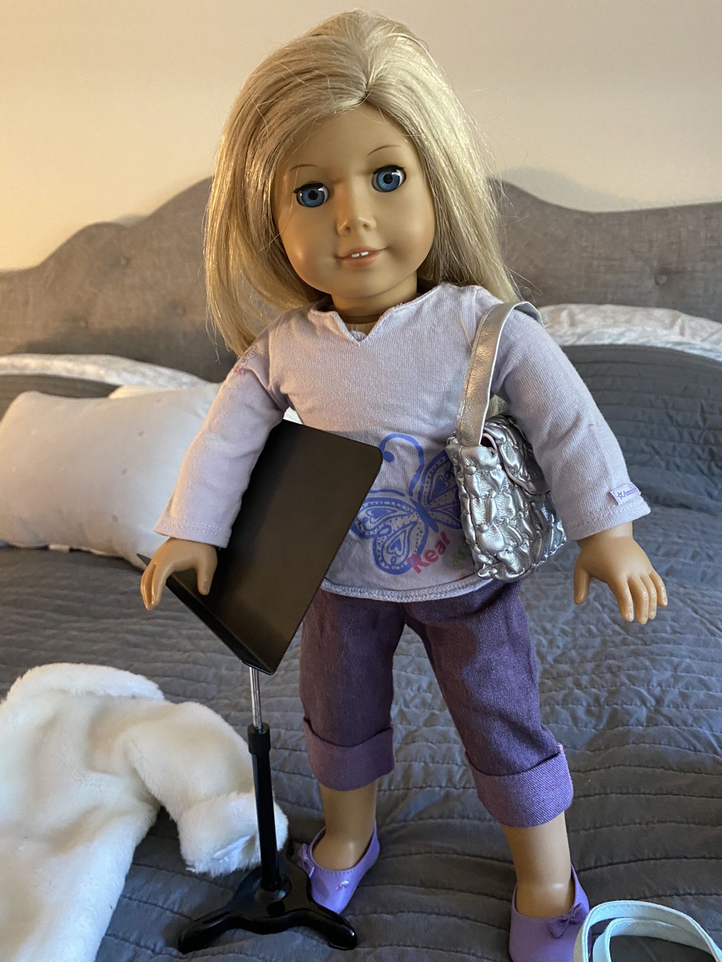 Blonde/Blue American Girl Doll clothing and accessories