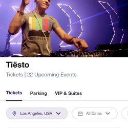 Tiesto Tickets 
