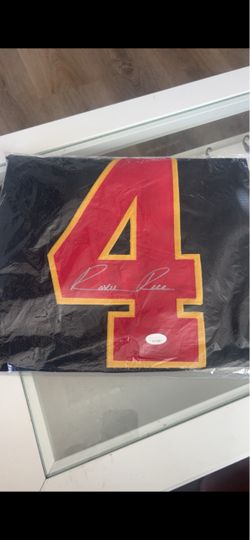 Signed custom jersey