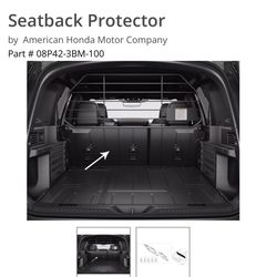 2026 Honda Passport Seatback Protector