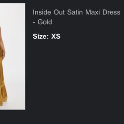 Satin Maxi Dress