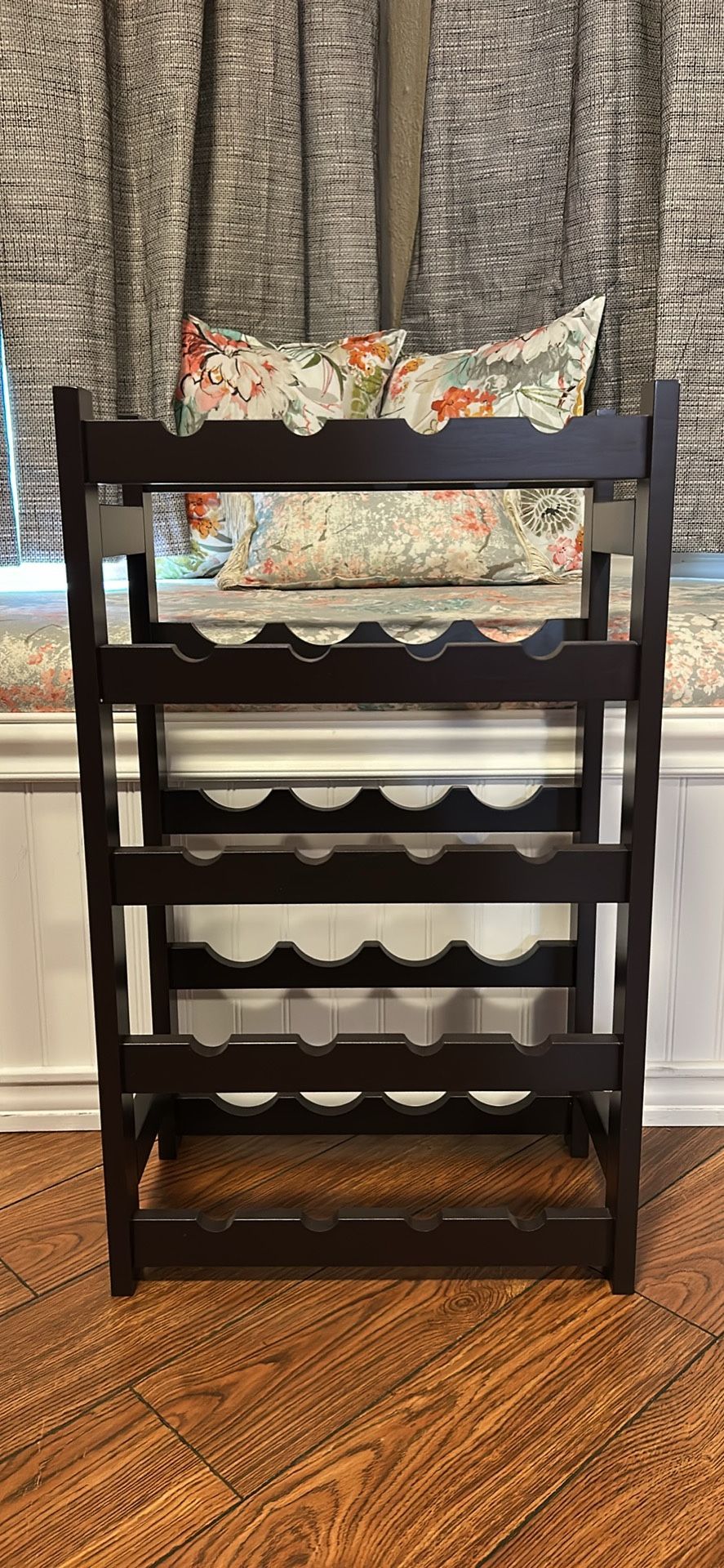 Stand Alone Wood Wine Rack