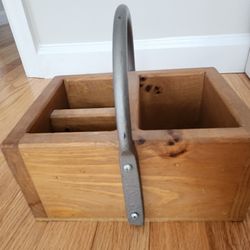Vintage Wooden Organizer Box
