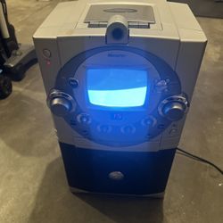 Memorex CD + Camera / Graphics 5.5" B/W CRT MKS8580 Karaoke Machine System