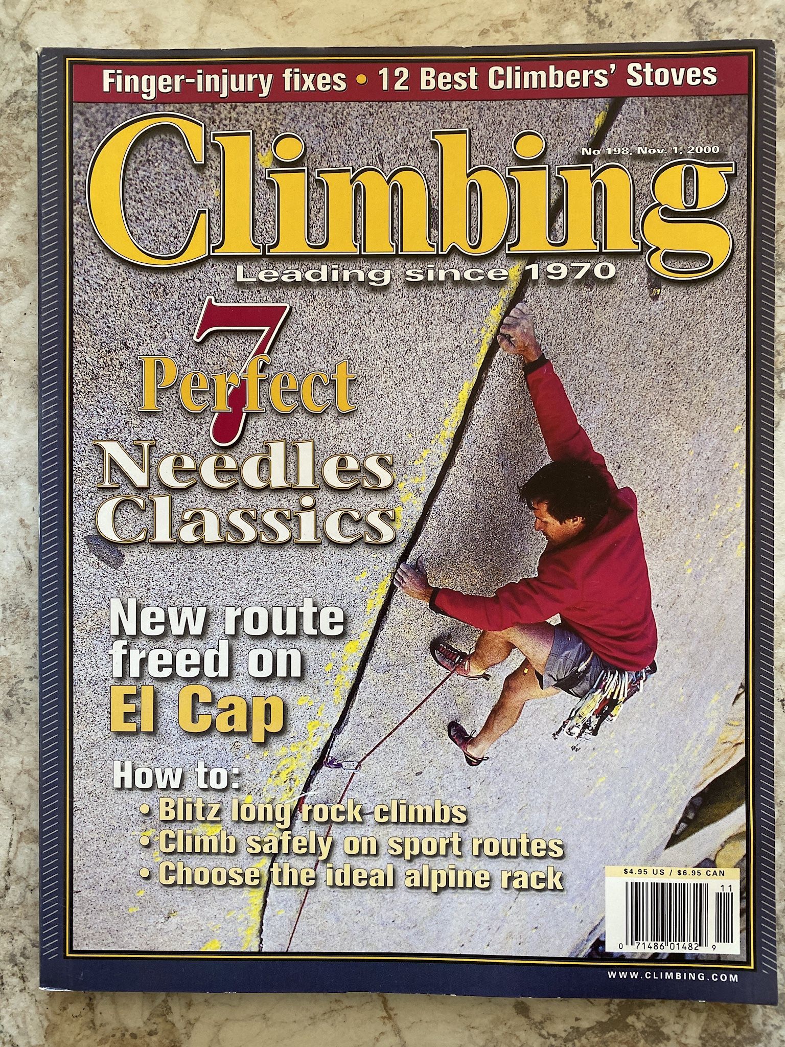 Climbing Magazine No 198 Nov 2000.