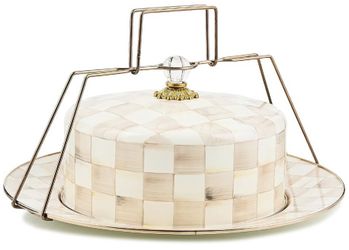 Mocha Checkered Cake Carrier