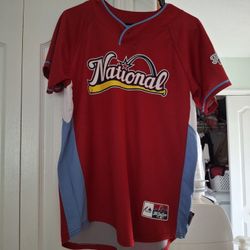 MLB All Star Game National League 2009 Hanley Ramirez Jersey Size Youth XL