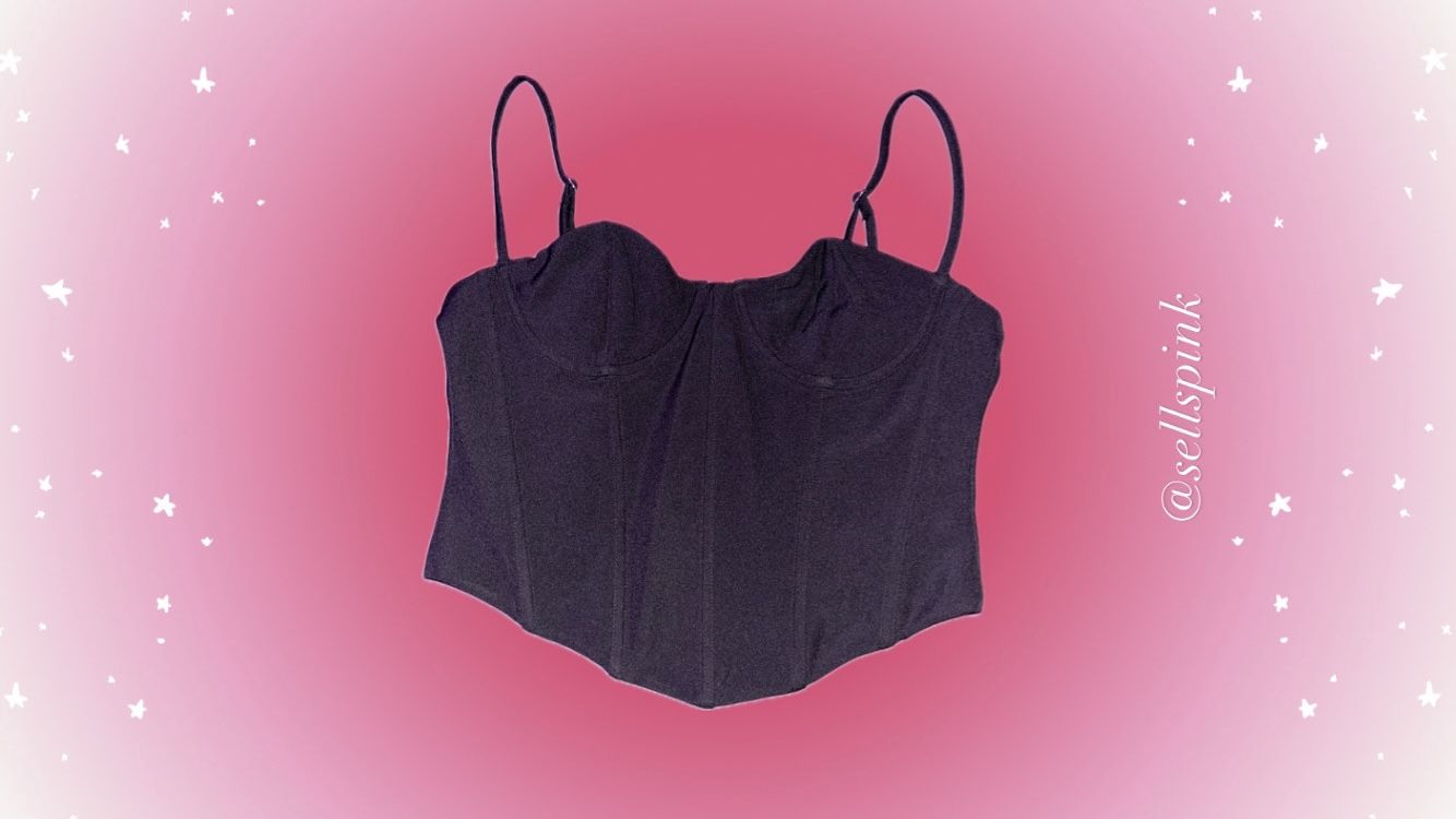 White Fox Corset Top