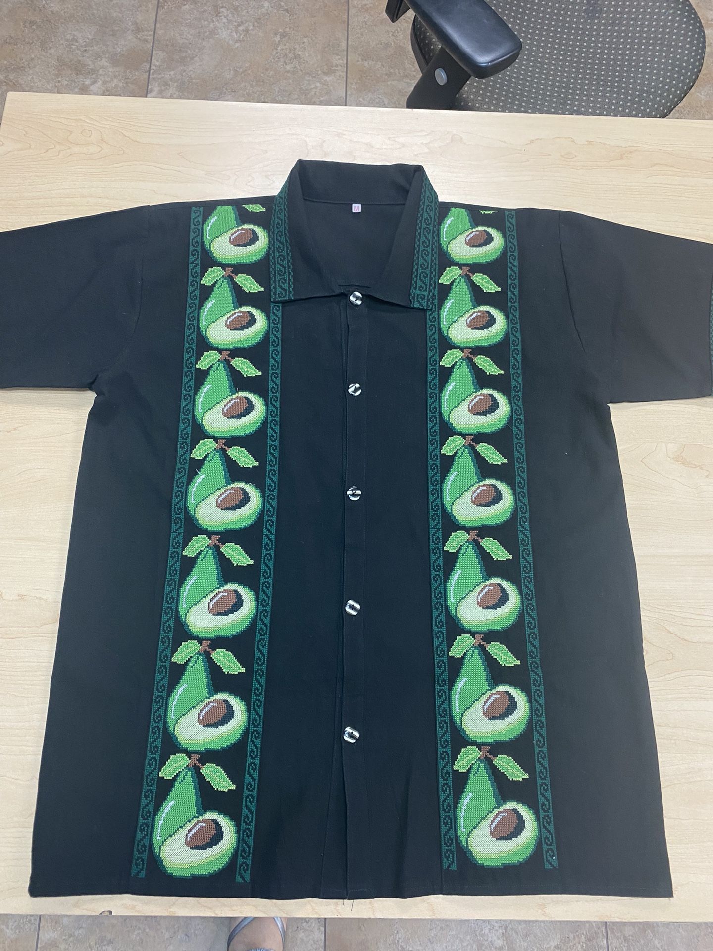 Authentic Mexican Guayabera Shirt size:M