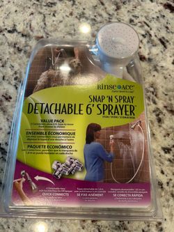 Detachable 6’ sprayer