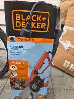 Black+Decker Alligator Corded Powered Lopper