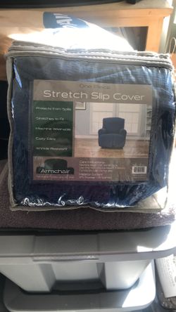 Navy Blue Stretch Slip Cover 
