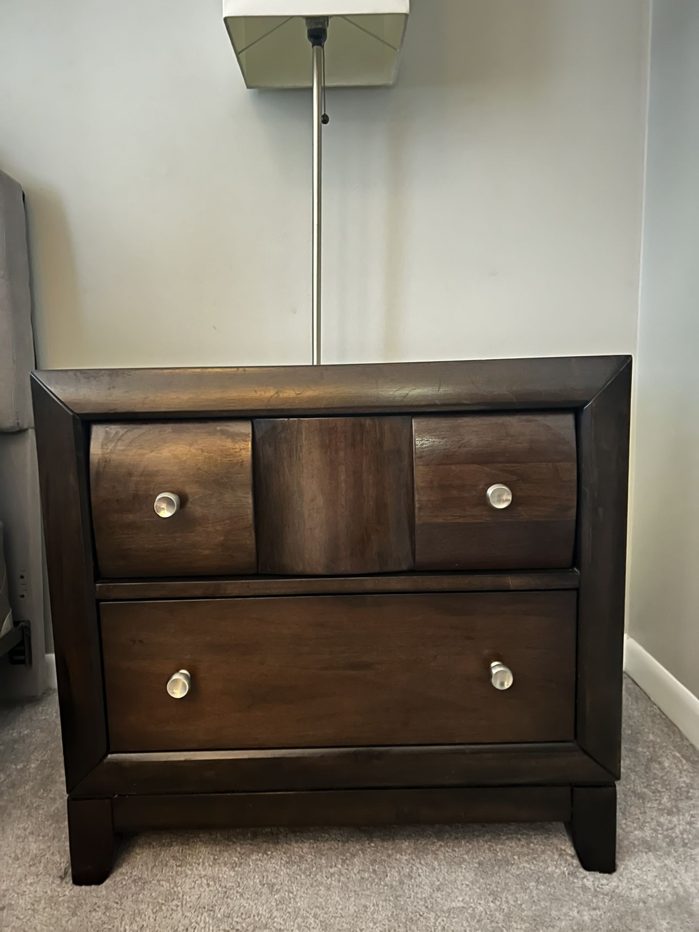 Bedside Table With Drawers 