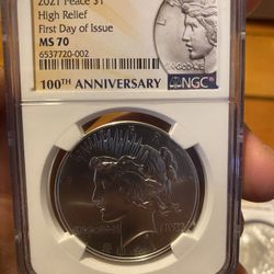 2021 Peace and Morgan Dollars