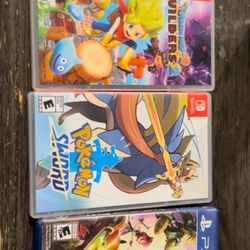 Nintendo Switch And PlayStation Games
