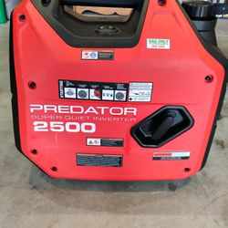 Predator 2500 Barely Used Generator